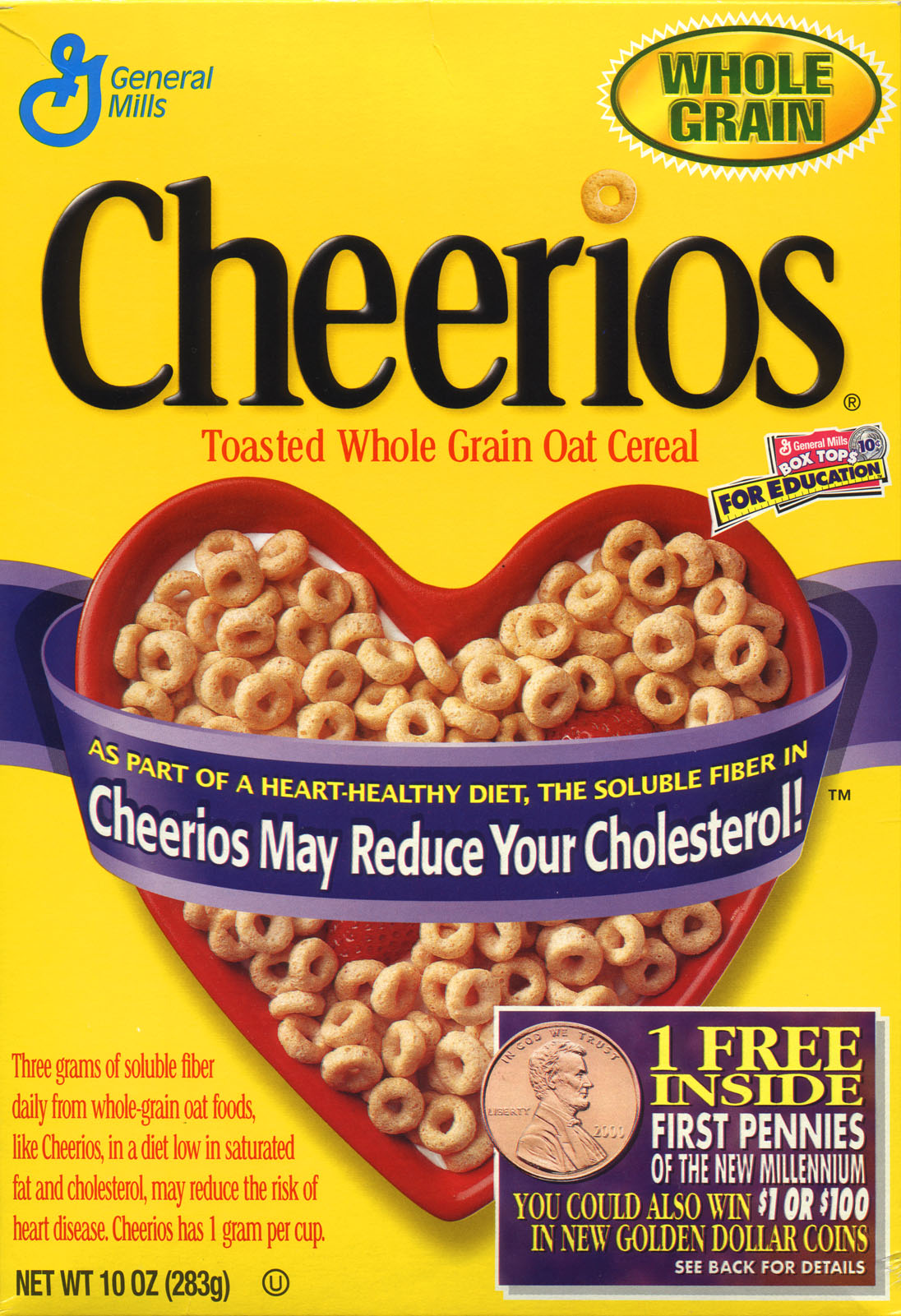 Product And Packaging Of Cheerios